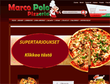 Tablet Screenshot of marcopolopizzeria.fi